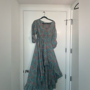 Long dress short in the front boho style